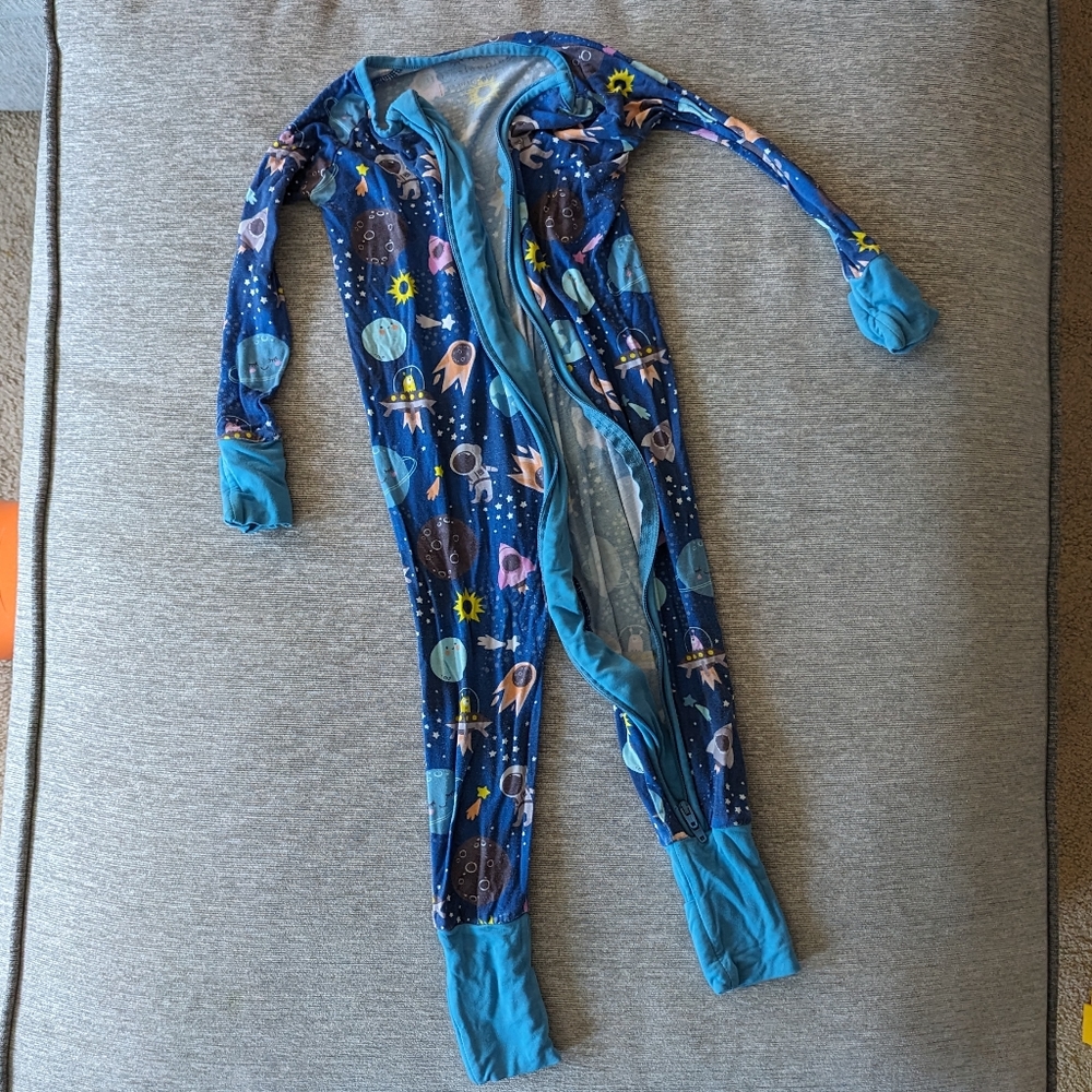 Little Sleepies Zippy Blue Space